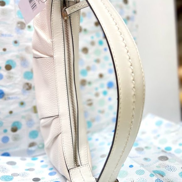 CALVIN KLEIN CITY SAFARI WHITE HOBO FREE SHIPPING! - Picture 8 of 14